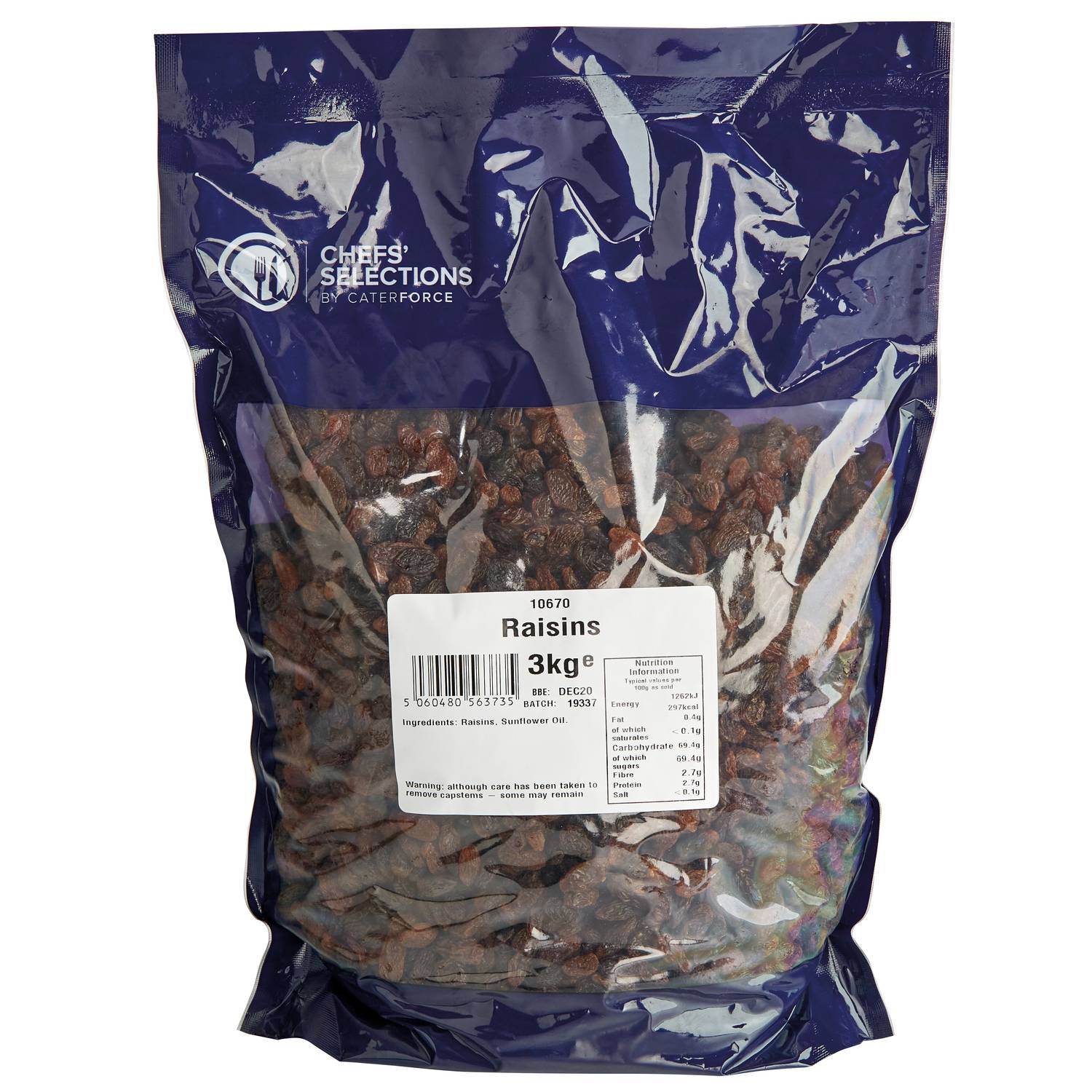 Chefs’ Selections Raisins (4 x 3kg)