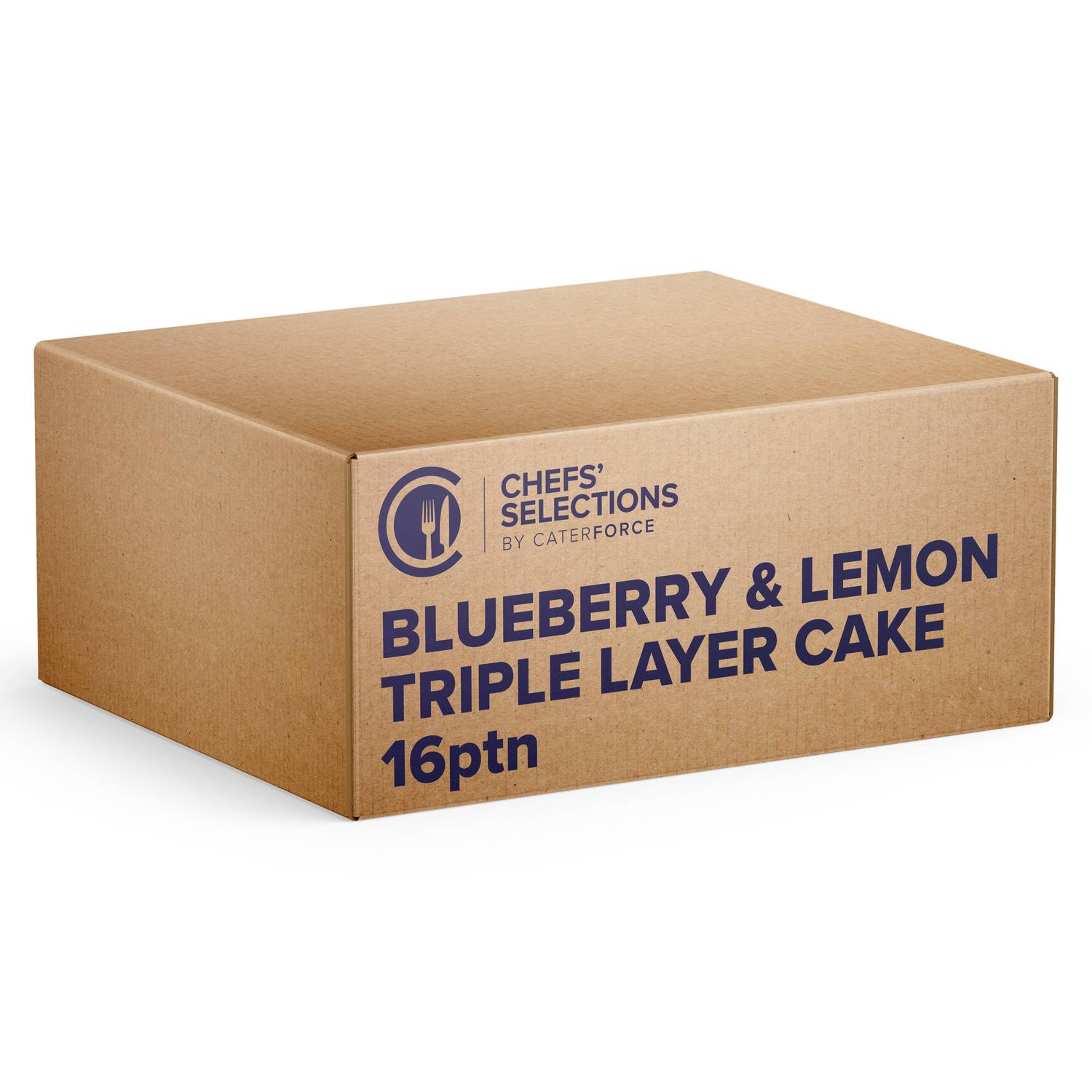 Chefs’ Selections Blueberry & Lemon Triple Layer Cake (1 x 16p/ptn)
