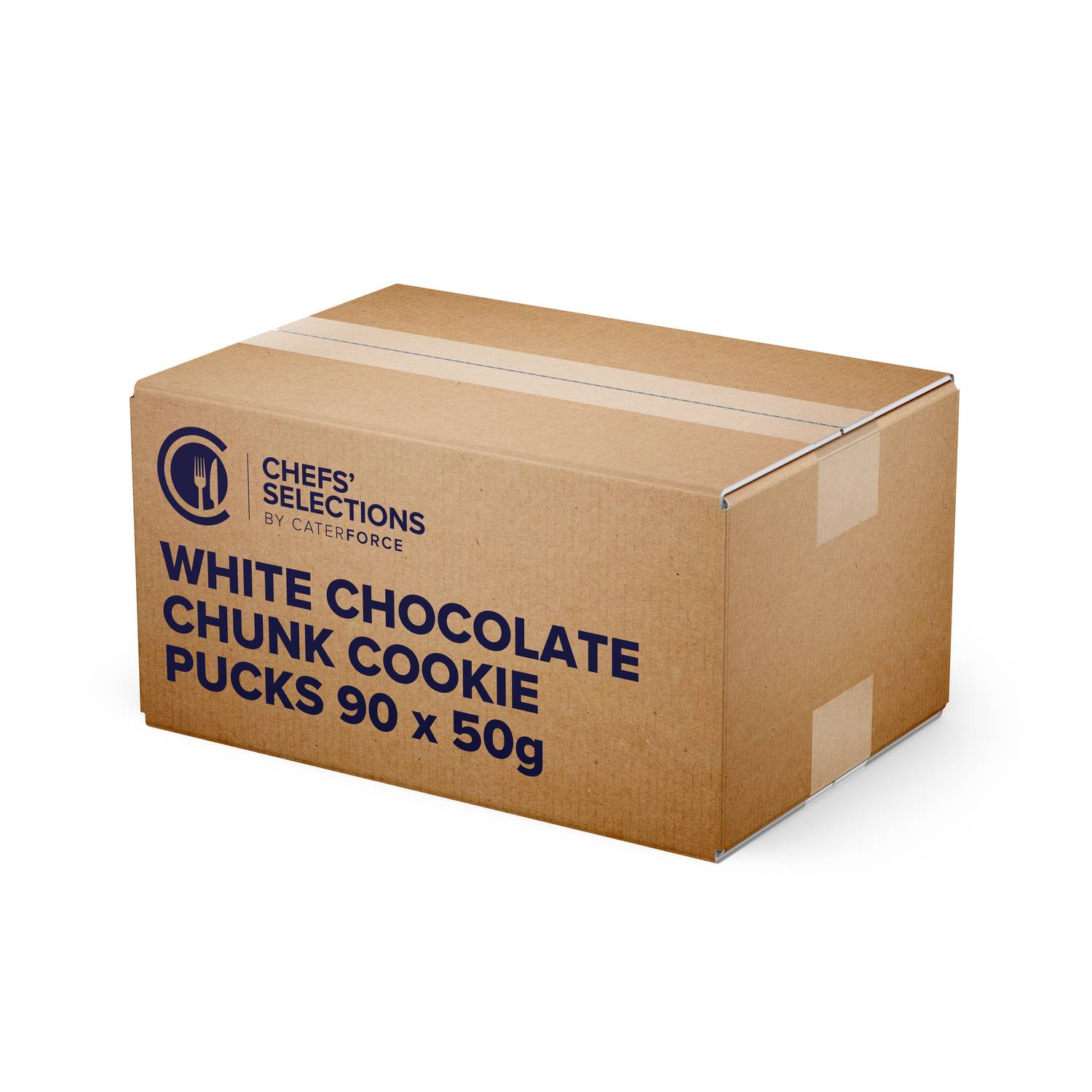 Chefs’ Selections White Chocolate Chunk Cookie Pucks (90 x 50g)