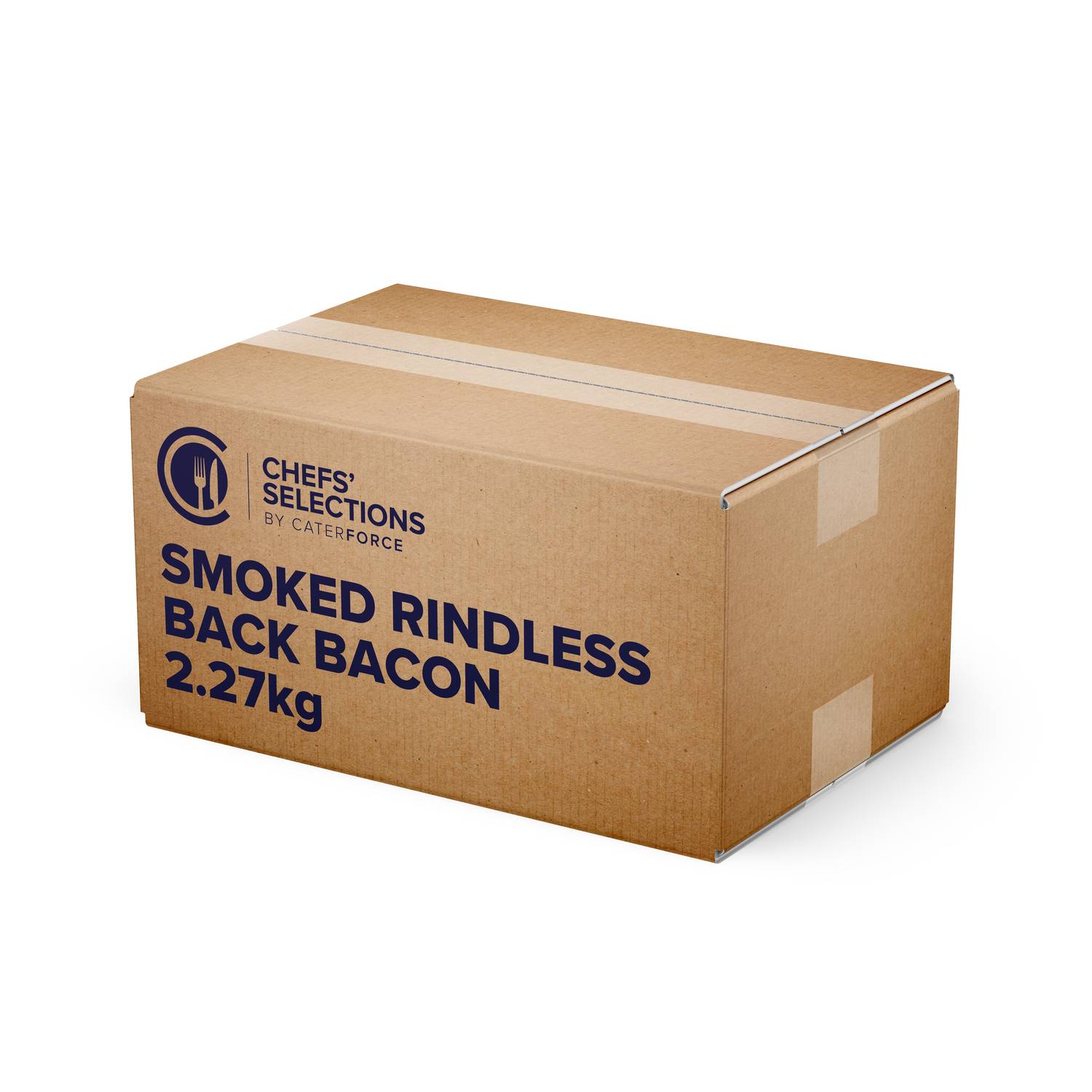 Chefs’ Selections Smoked Rindless Back Bacon (4 x 2.27kg)