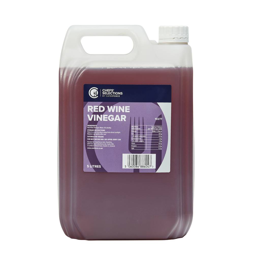 Chefs’ Selections Red Wine Vinegar (4 x 5L)