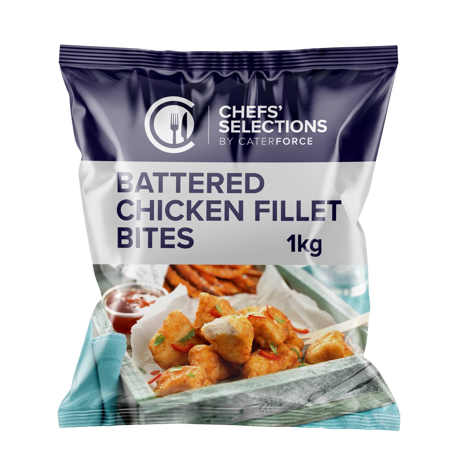 Chefs’ Selections Battered Chicken Fillet Bites (2 x 1kg)