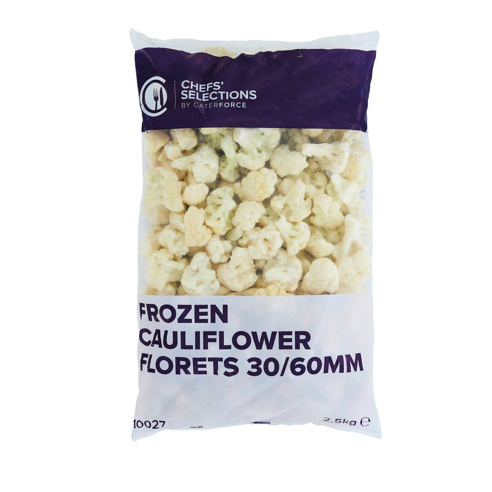Chefs’ Selections Frozen Cauliflower Florets 30/60mm (4 x 2.5kg)