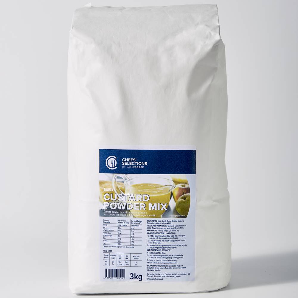 Chefs’ Selections Custard Powder Mix (4 x 3kg)