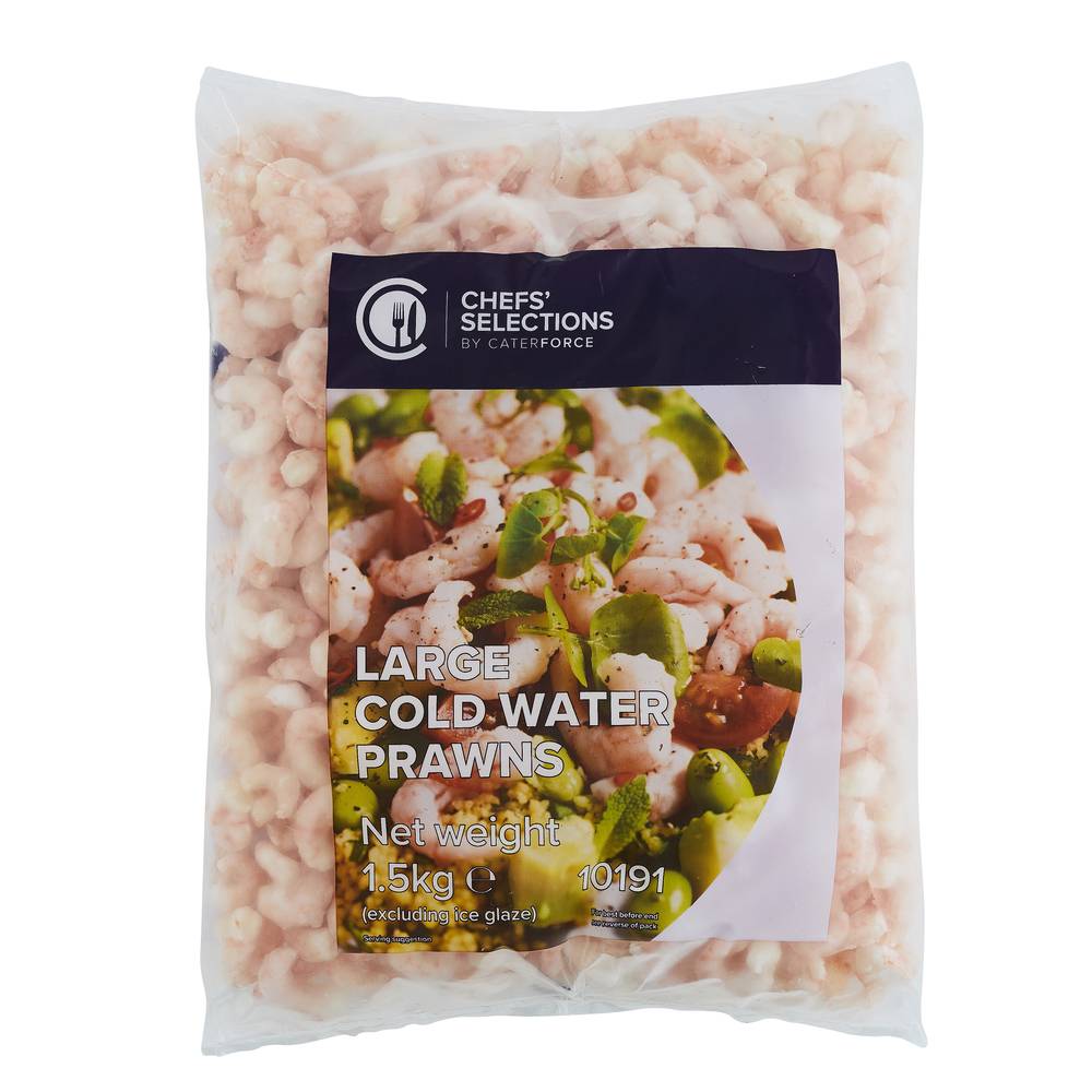 Chefs’ Selections Large Cold Water Prawns – Cooked & Peeled (5 x 2kg)