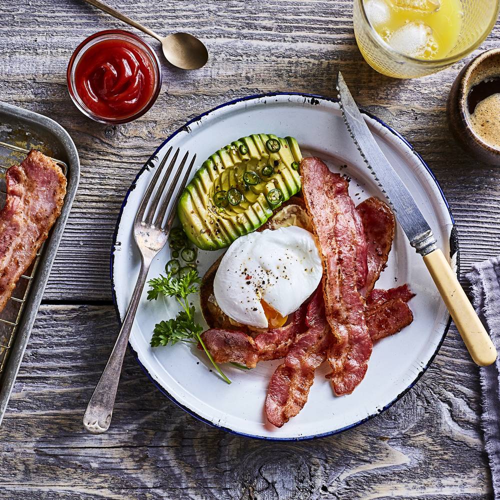 Chefs’ Selections Smoked Rindless Streaky Bacon (4 x 2.27kg)