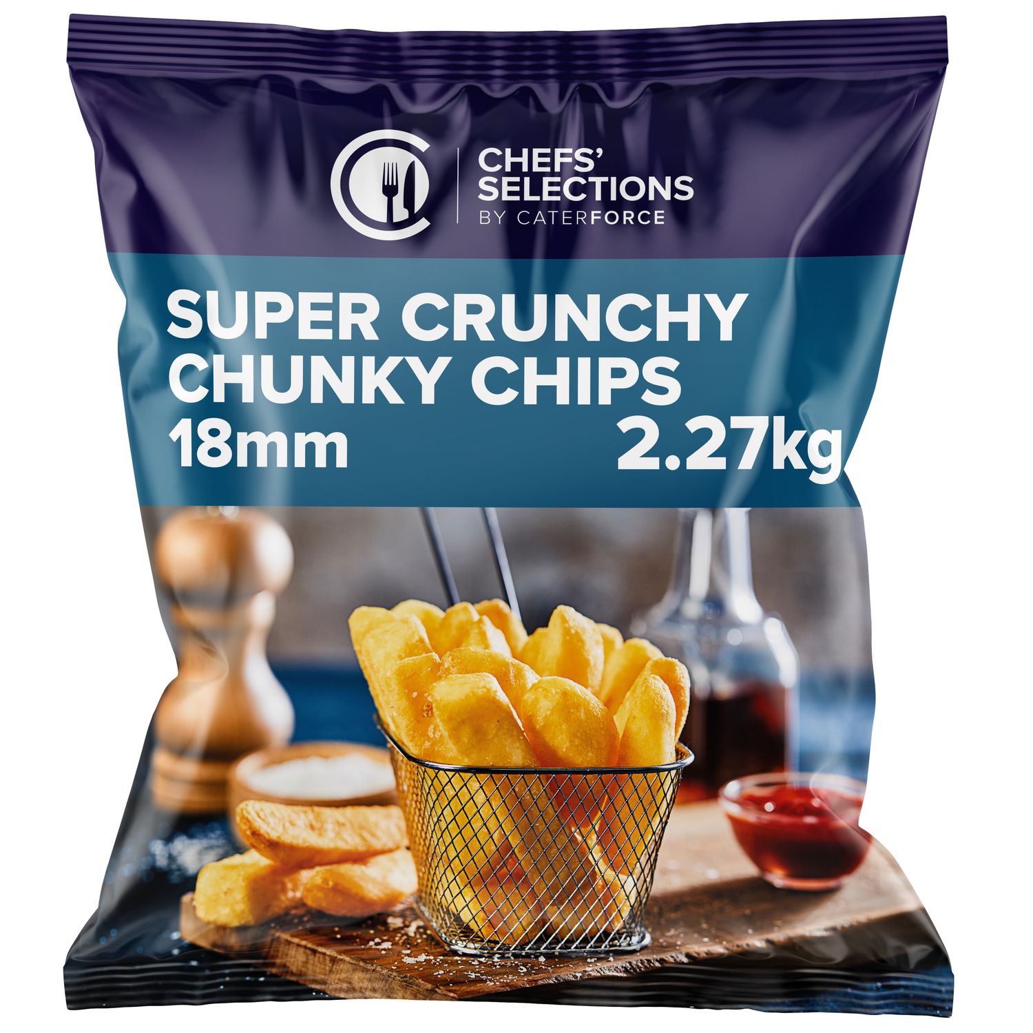 Chefs’ Selections Super Crunchy Chunky Chips 18mm (4 x 2.27kg)