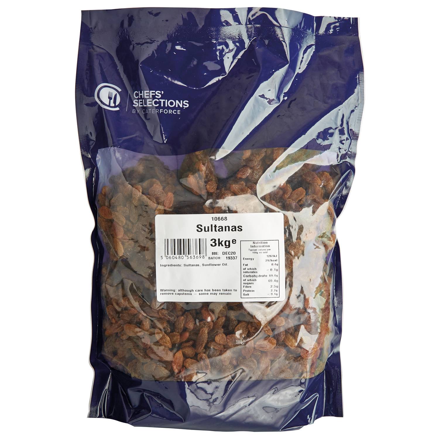 Chefs’ Selections Sultanas (4 x 3kg)