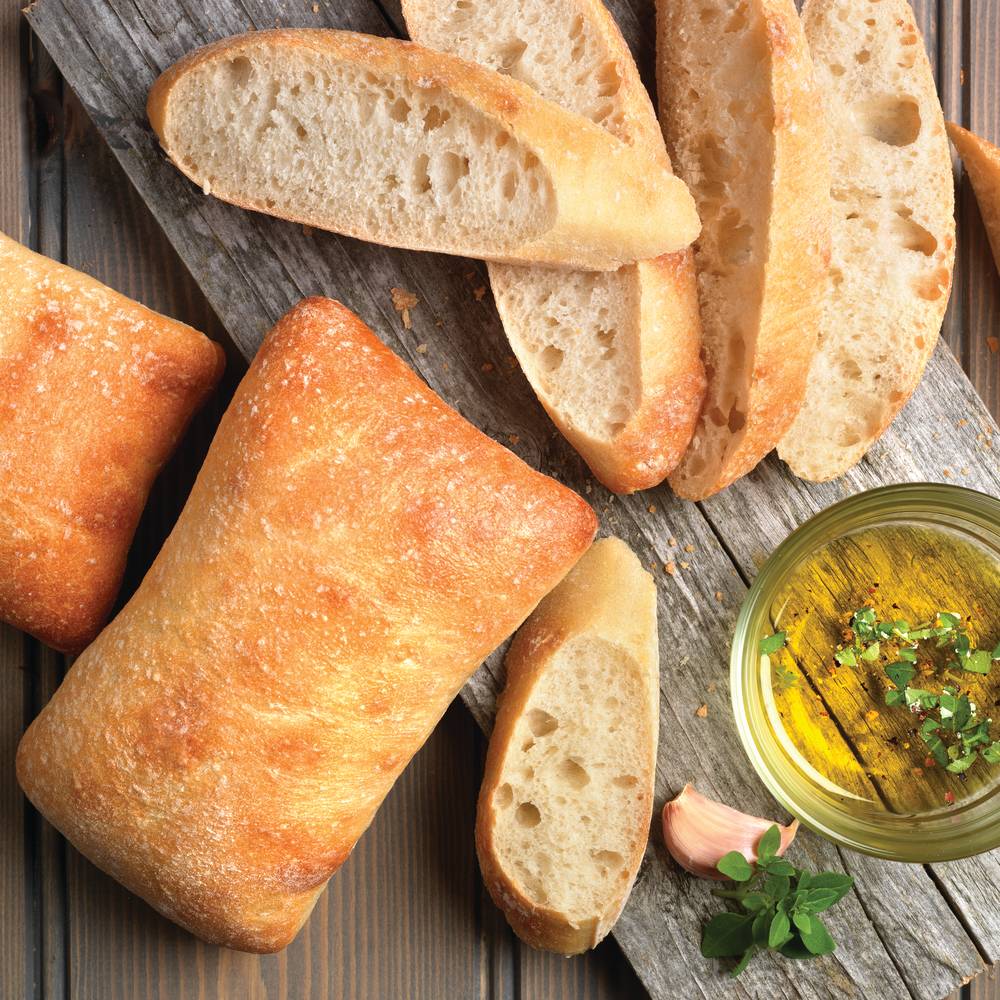 Chefs’ Selections White Ciabatta (50 x 120g)