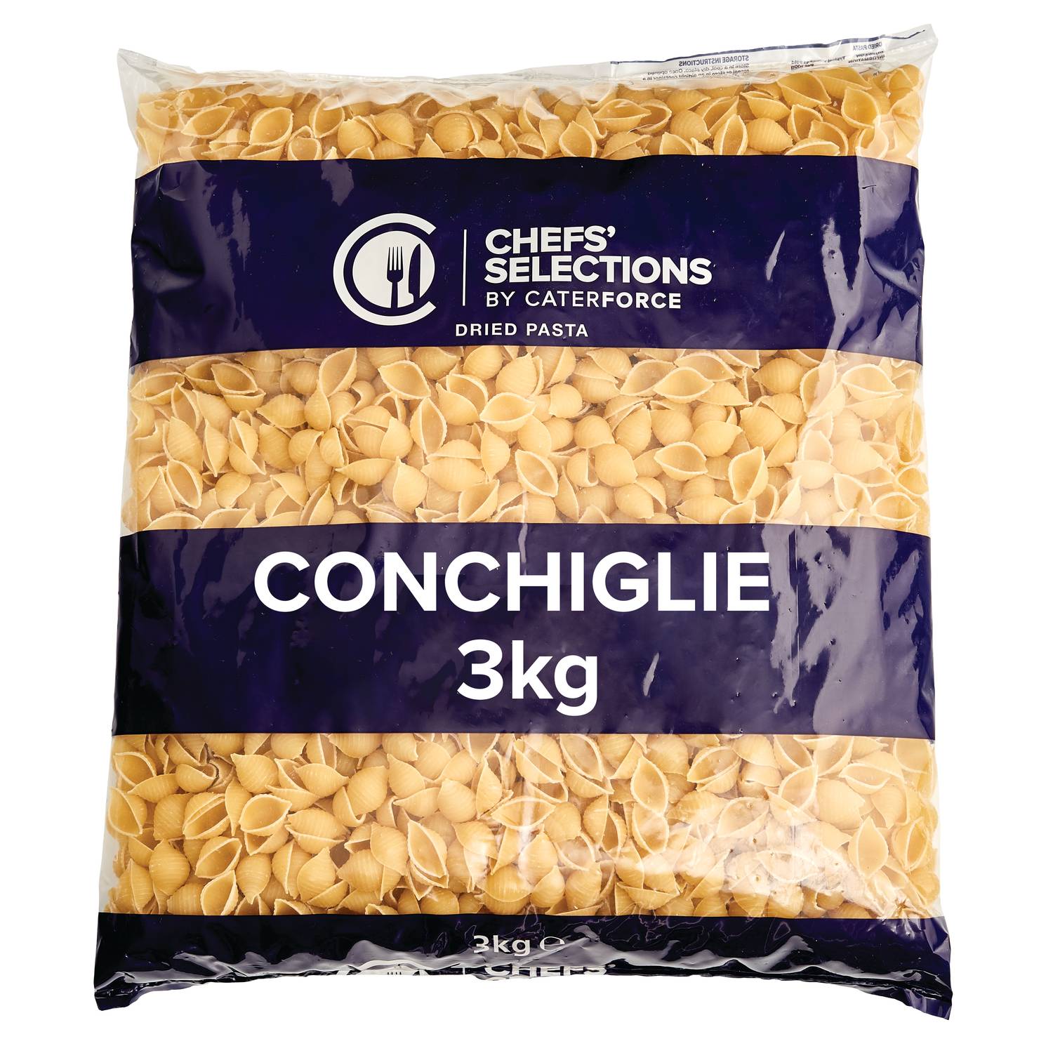 Chefs’ Selections Conchiglie Pasta (4 x 3kg)
