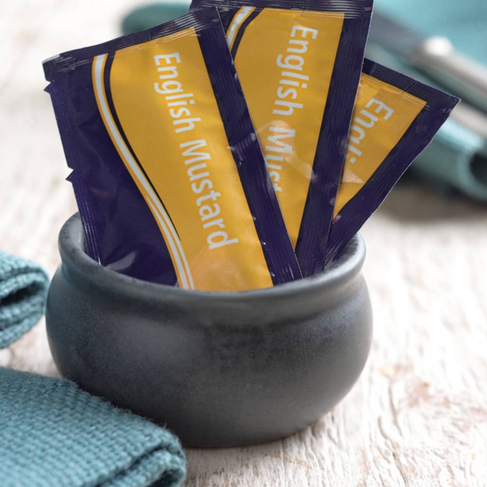 Chefs’ Selections English Mustard Sachet (300 x 5g)