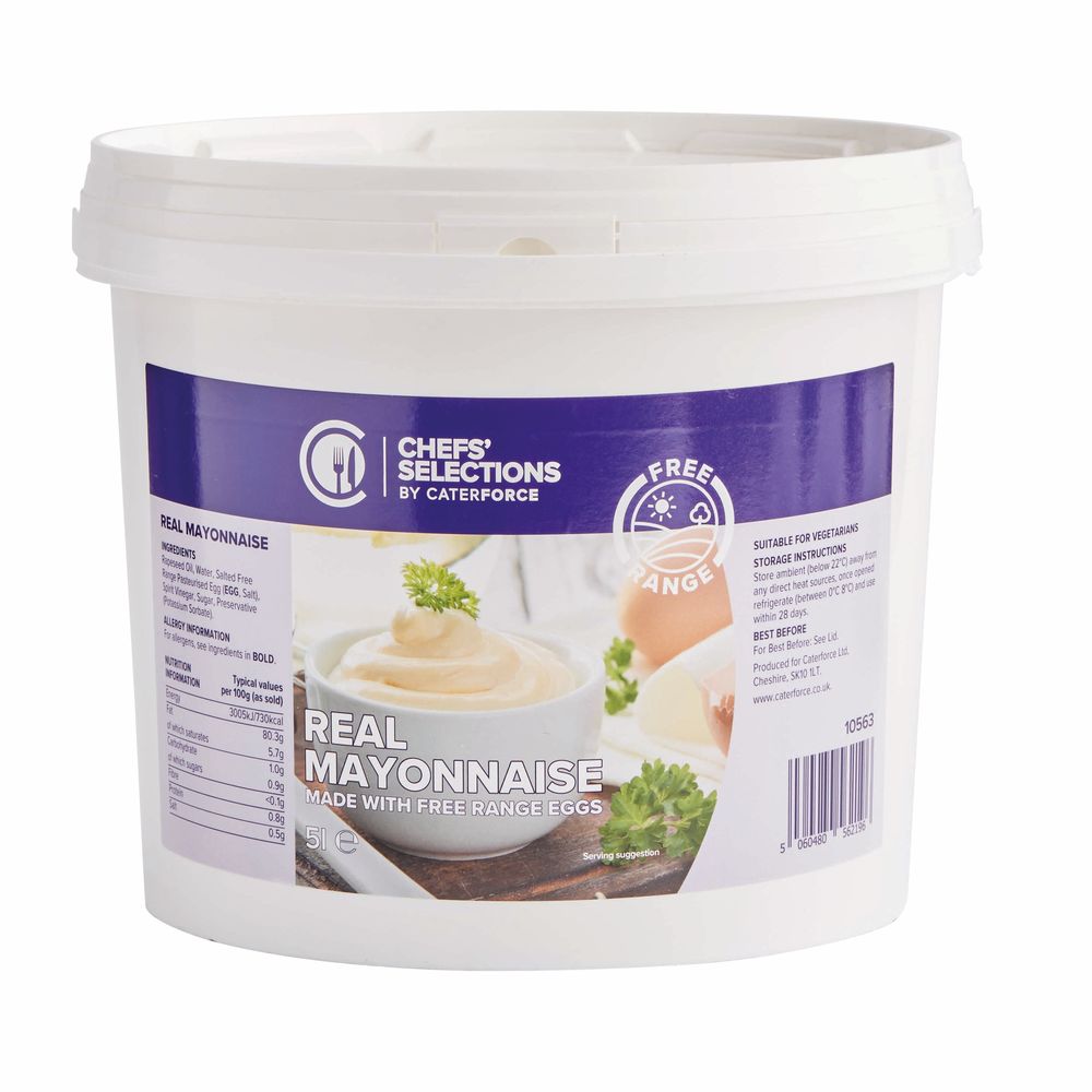 Chefs’ Selections Real Mayonnaise (1 x 5L)
