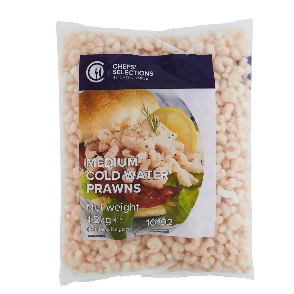 Chefs’ Selections Medium Cold Water Prawns – Cooked & Peeled (5 x 2kg)