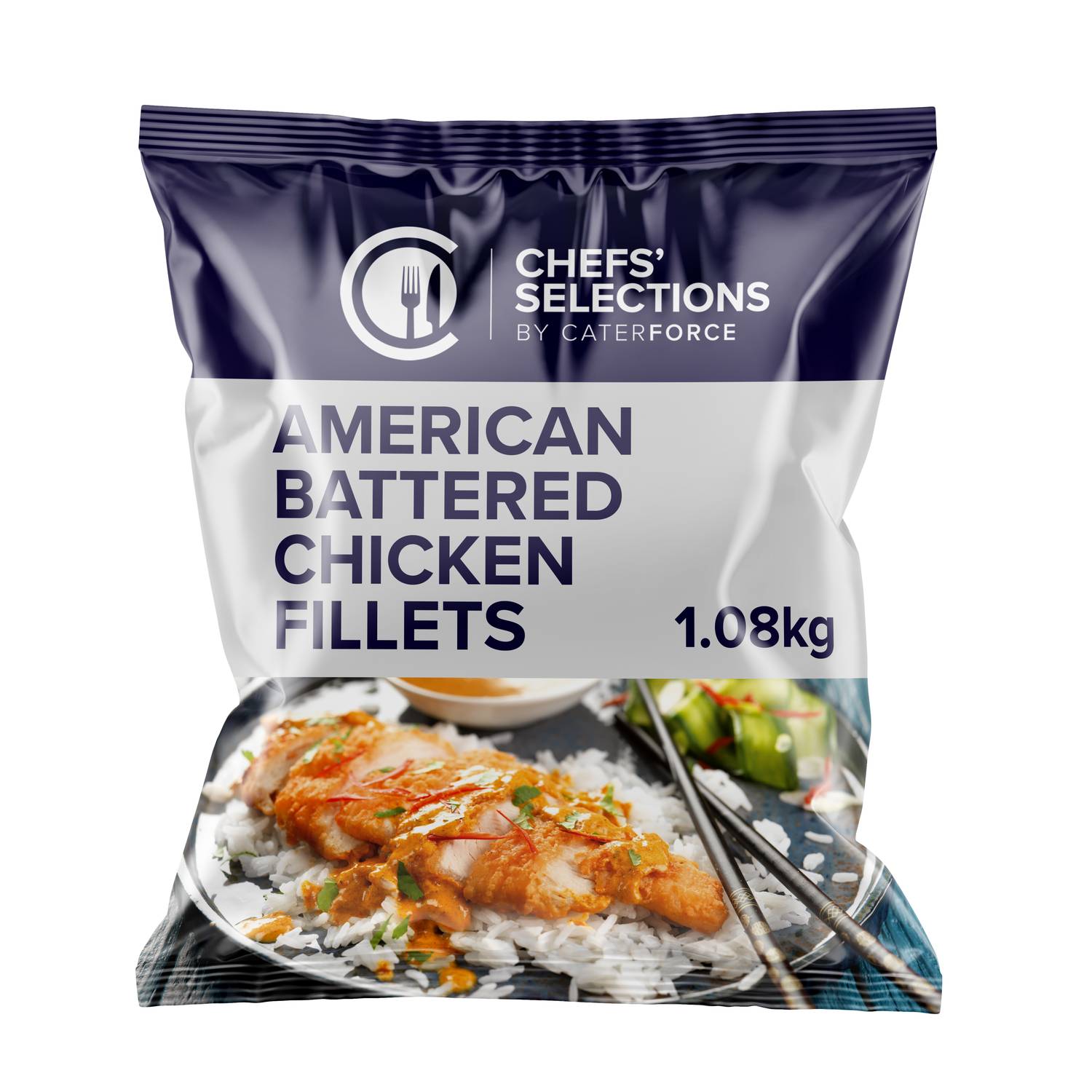 Chefs’ Selections American Battered Chicken Fillets (2 x 1.08kg)