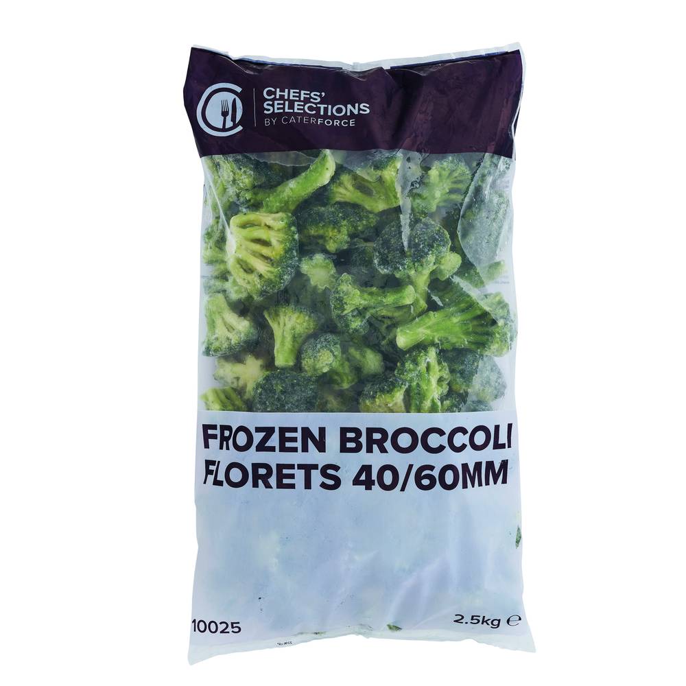 Chefs’ Selections Frozen Broccoli Florets 40/60mm (4 x 2.5kg)