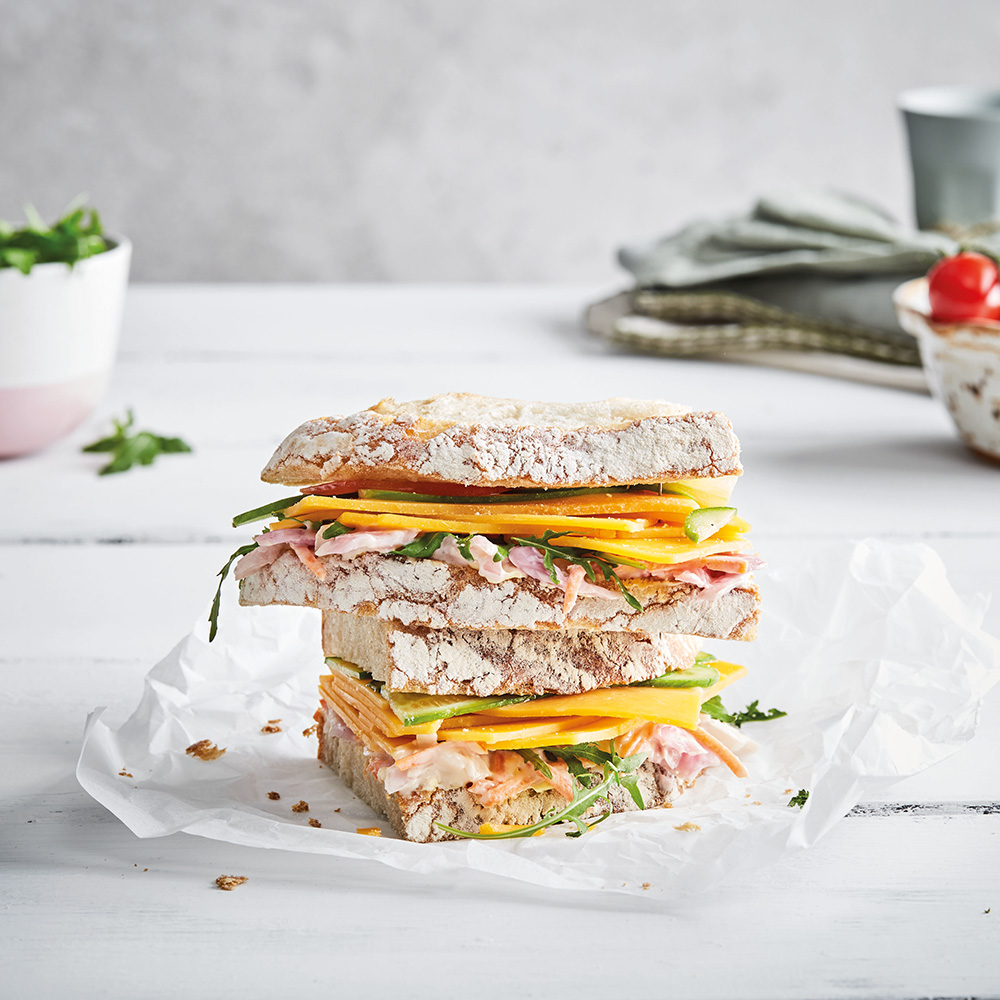 Chefs’ Selections Mild Coloured Cheddar Cheese Slices (6 x 1kg)