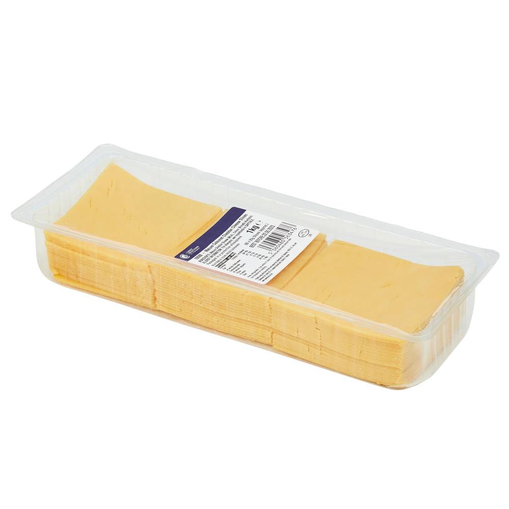 Chefs’ Selections Mature Coloured Cheddar Cheese Slices (6 x 1kg)