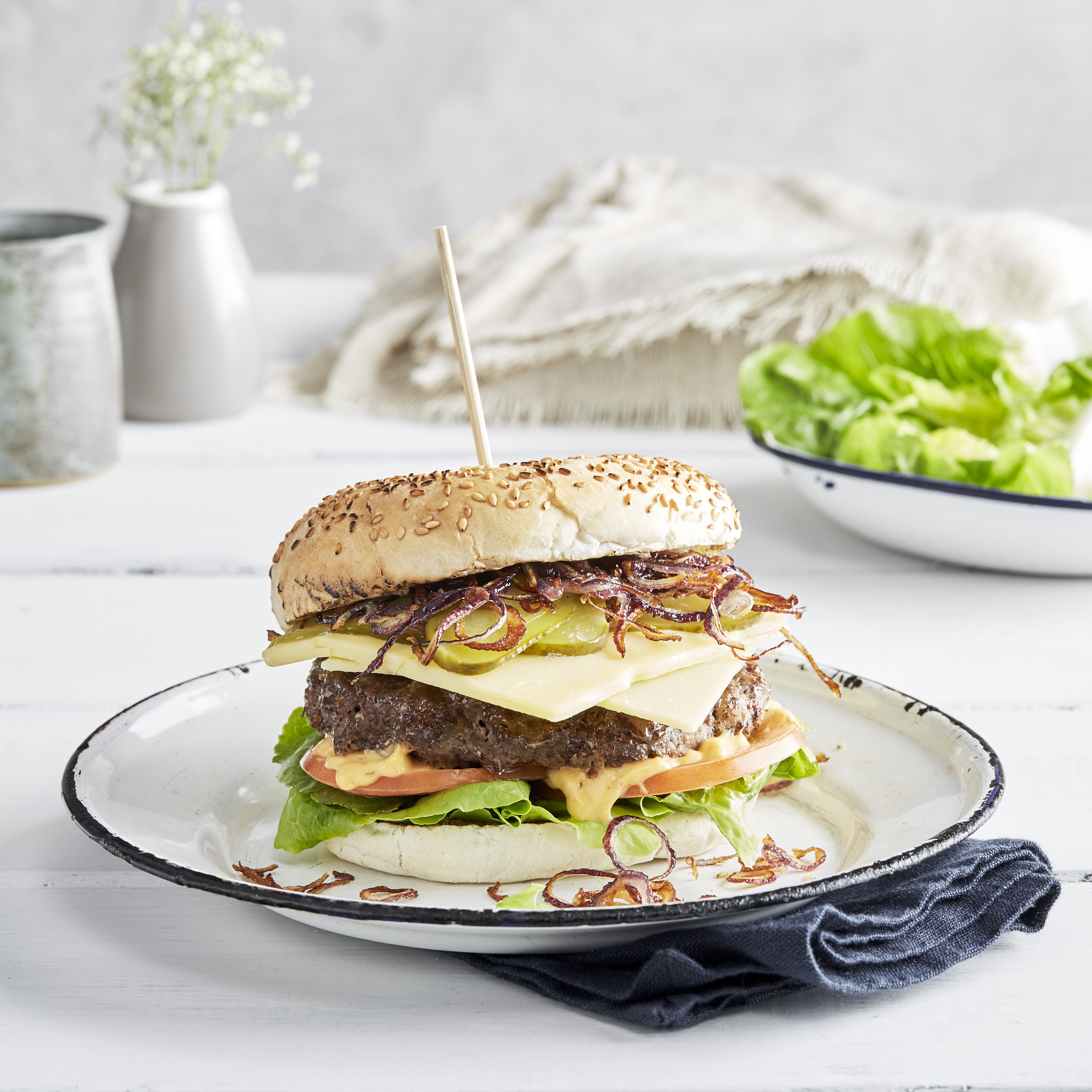 Chefs’ Selections Mild White Cheddar Cheese Slices (6 x 1kg)