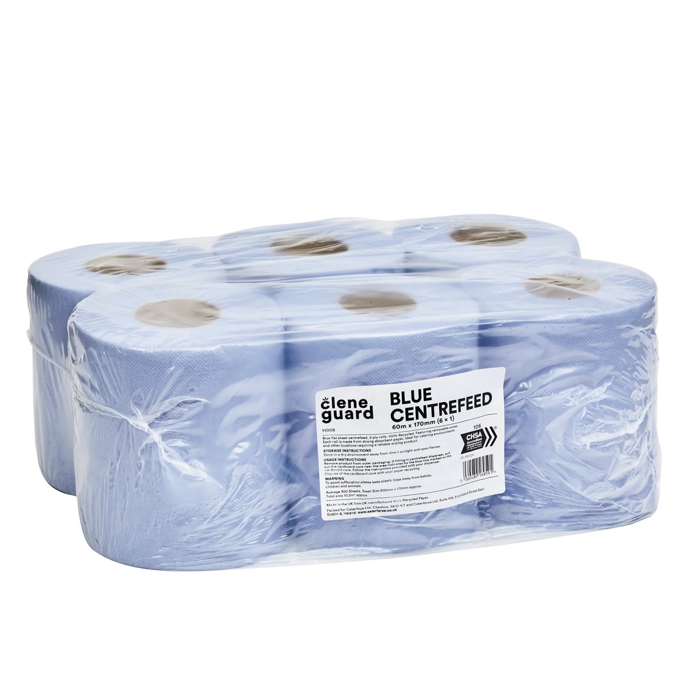 Clene Guard Blue Centrefeed 60m (6 x 10)