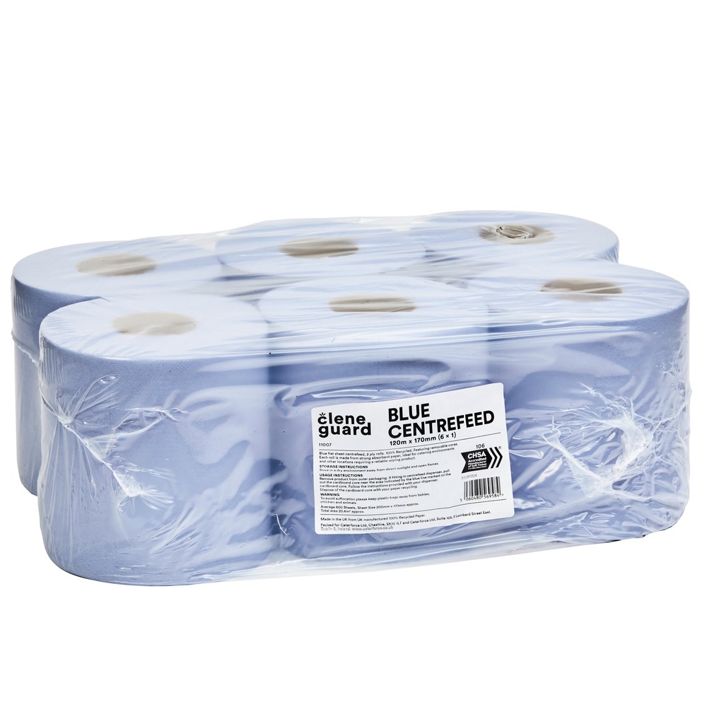 Clene Guard Blue Centrefeed  120m x 170mm (6 x 1)